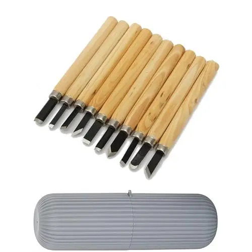 

MasterCare 10 Pcs Boxed IsKarpela Carving Hobby Set 712471
