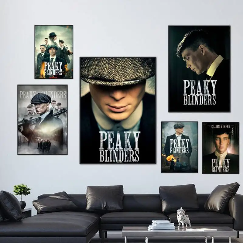 

Крутой постер PeakyBlinders для телевизора, плакат, картины, принты, модное настенное полотно, искусство, кухонный Декор