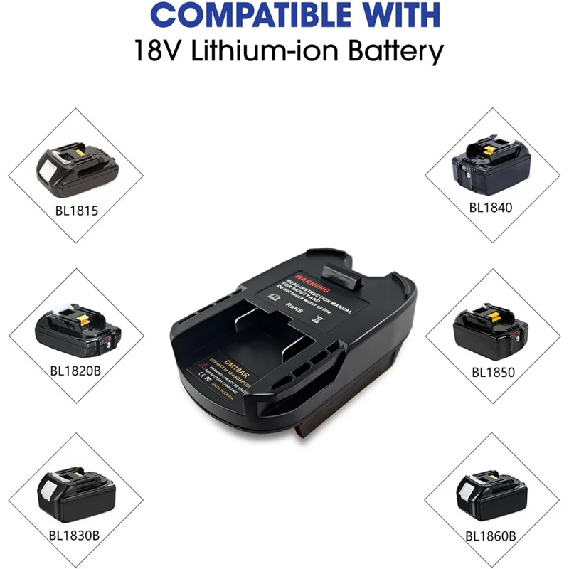 Адаптер для аккумулятора MT18AR Makita литий-ионная батарея 18 в/20 в RIDGID/AEG 18В/20В