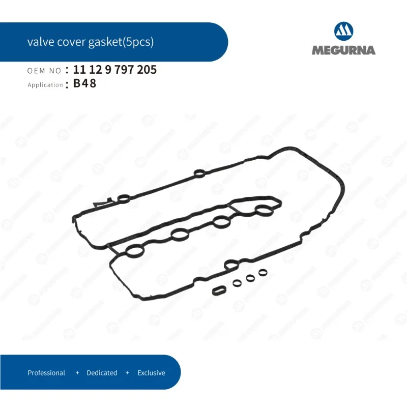 Фото B48/B20B 2.0T Прокладка крышки клапана двигателя для BMW 230i 330i 430i 530i 530e 630i X1 X2 X3 X4 MINI F54 F56 F55 Автозапчасти 111297205 №1