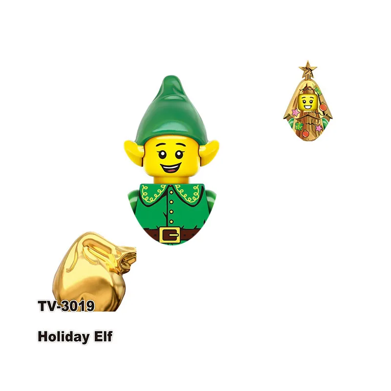 TV6303 Праздничный эльф Рождественский Санта-Клаус Рождество Снеговик