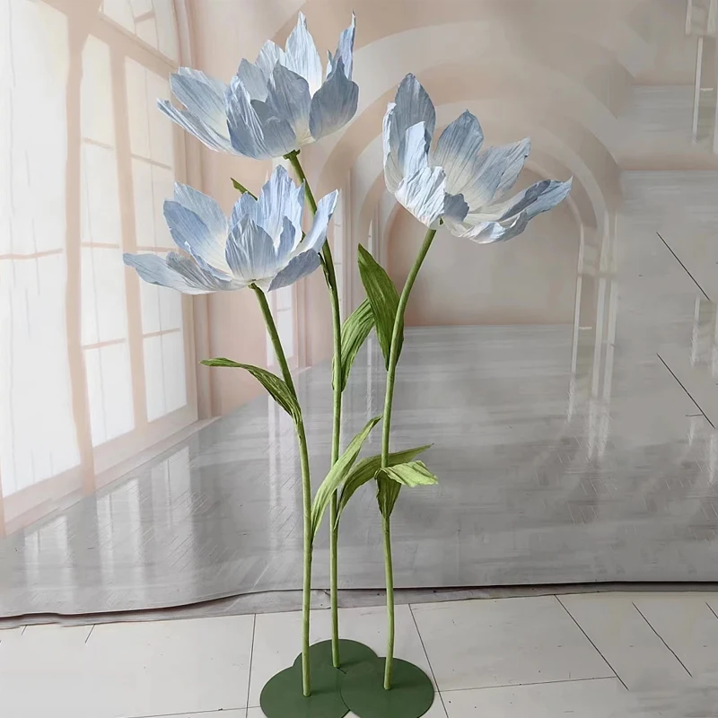 Свадебный декор искусственная лилия бумажная Цветочная головка свадебная