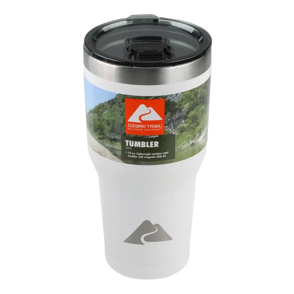 

32 oz Vacuum Insulated Stainless Steel Tumbler-White