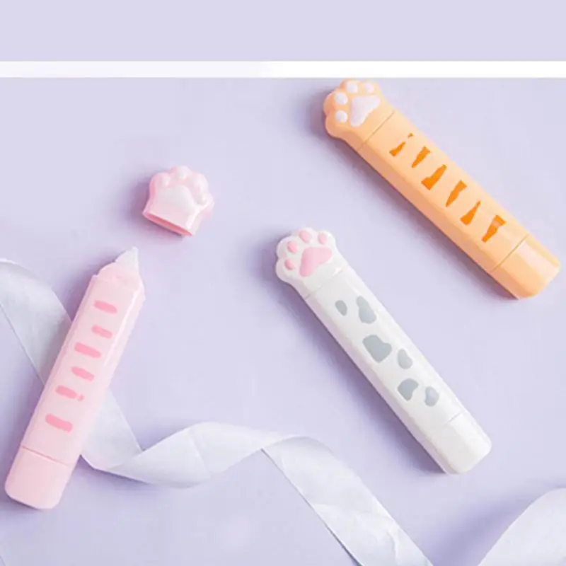 

Long Cat Paw Correction Tape Eraser For Gel Pen School & Office Supply Stationery