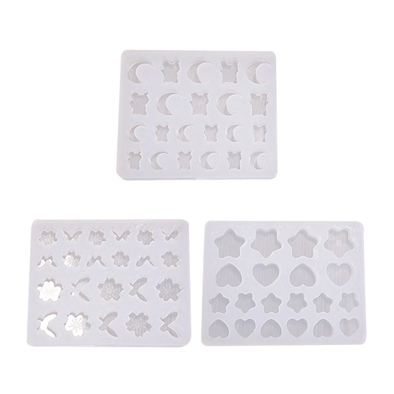 

Earring Resin Molds Jewelry Casting Mould Silicone Pendant Epoxy Resin Molds Assorted Shape for DIY Craft Handmade Women