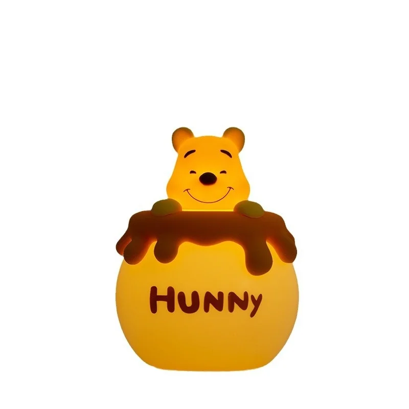 2024 Disney Miniso Винни-Пух ночник с таймером милый креативный зарядный светильник для