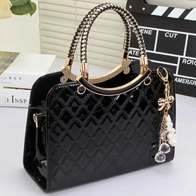 

Women Bag Handbag Casual Tote Fashion Women Messenger Bags Shoulder Top-Handle Purse Wallet Leather Black Blue