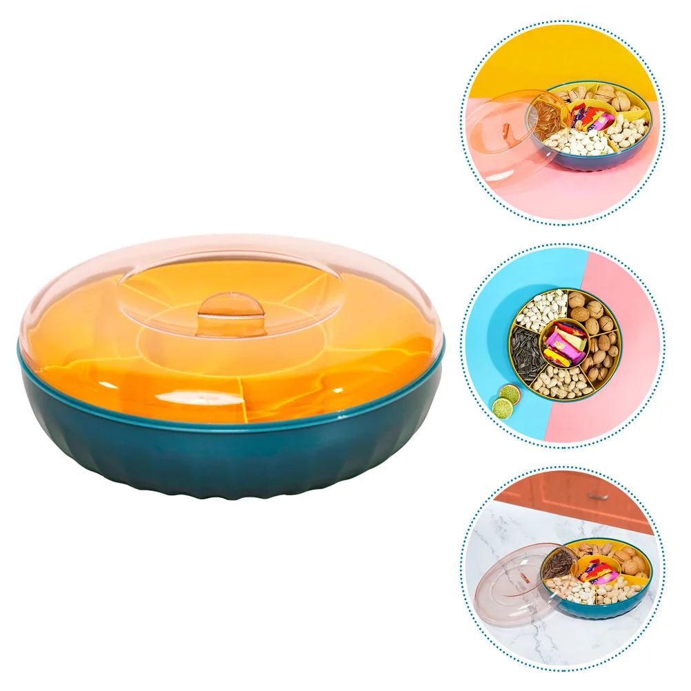 

Household Divided Dried Fruit Container Multiple Grid Detachable Snack Compartment Box