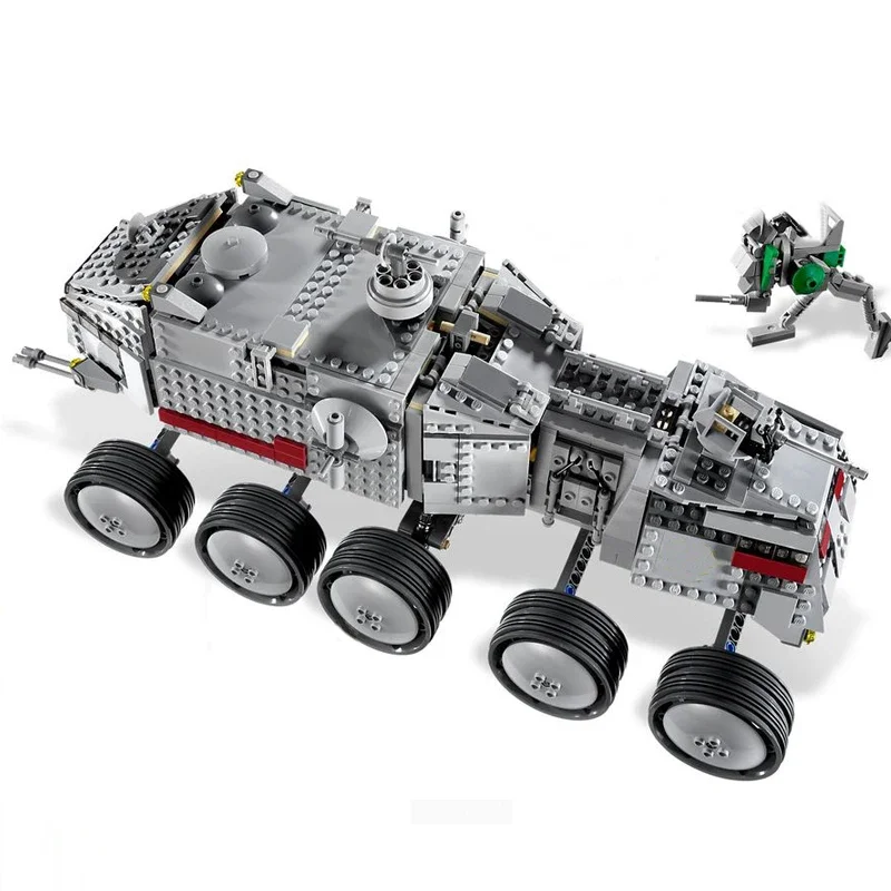 

Hot Selling Movie Scene Building Block Props Model MOC Turbo Tank DIY Children's Assembled Toys Birthday Christmas Gift Moc-8098