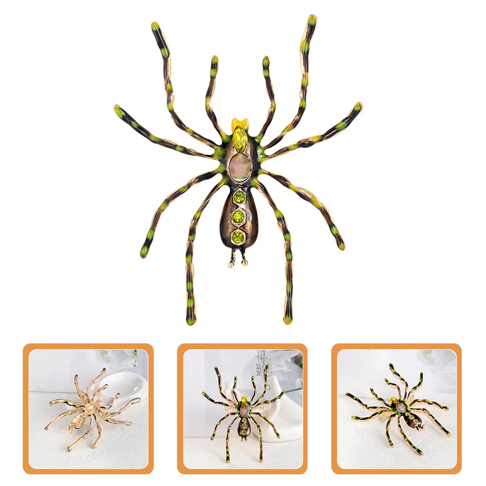 

Women Creative Spider Brooch Corsage Fashion Brooches for Collar Suit Scarf