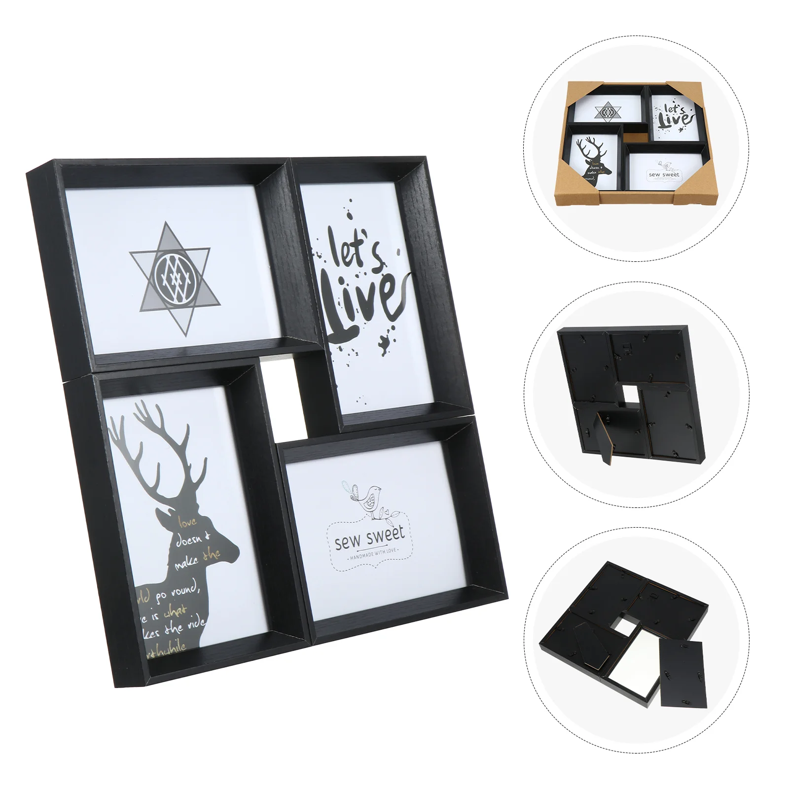 

Picture Collage Picture Wall Collage Tabletop Photo Frame Wall Picture Frame Collage Specimen Frame Personalized Picture Frame