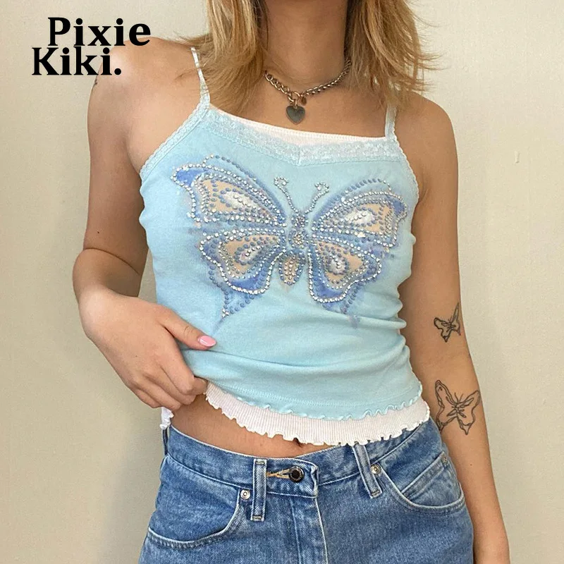 

Летняя женская футболка в стиле бабочки, с рисунком