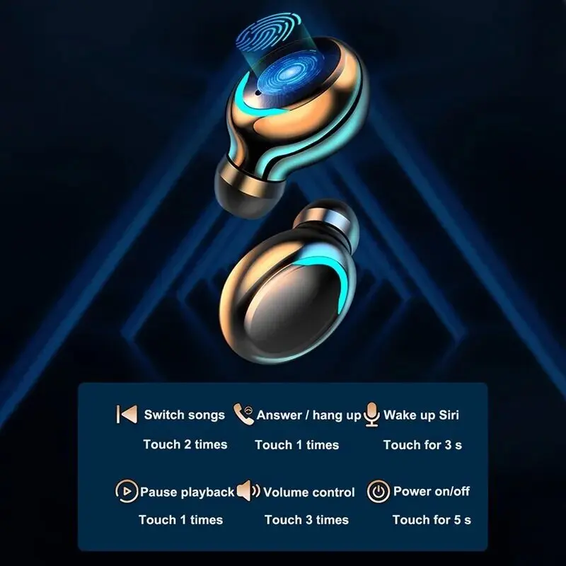 2024 TWS HiFi стерео беспроводные игровые наушники с подключением Bluetooth и внешним