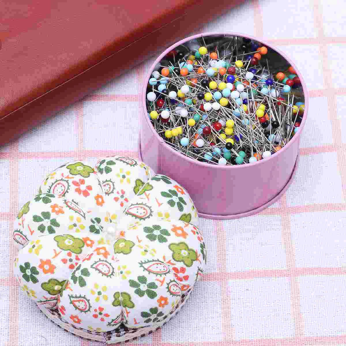

Pin Sewing Head Cushionglass Decorative Cushions Pushmap Tacks Crochet Cute Quiltingmarking Heads Colored Embroidery Diy