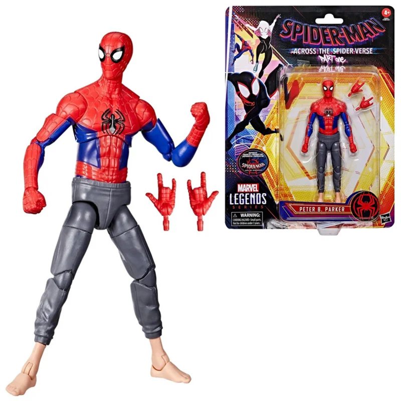 

В наличии оригинальная серия Marvel Legends Across The Spider Verse Peter B Parker экшн-фигурка 6-дюймовая масштабная Коллекционная модель игрушка