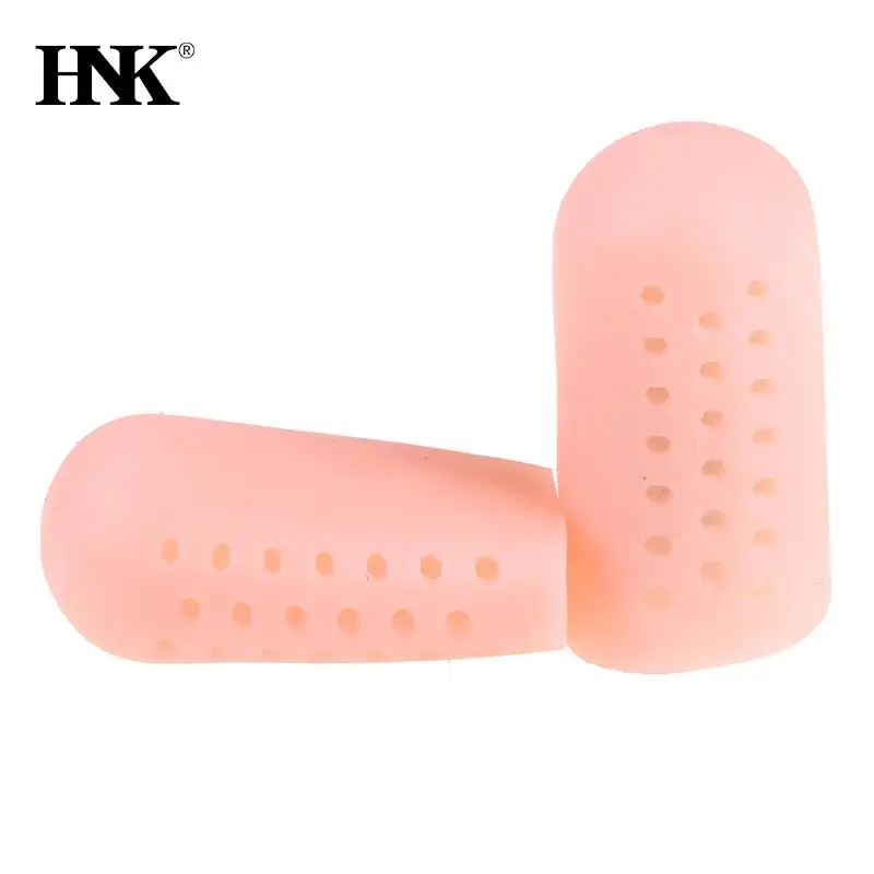 

2pcs Silicone Gel Tubes Finger Little Toe Protector Corn Blister Pain Relief Sleeve Cover Toe Separators Foot Care Tool
