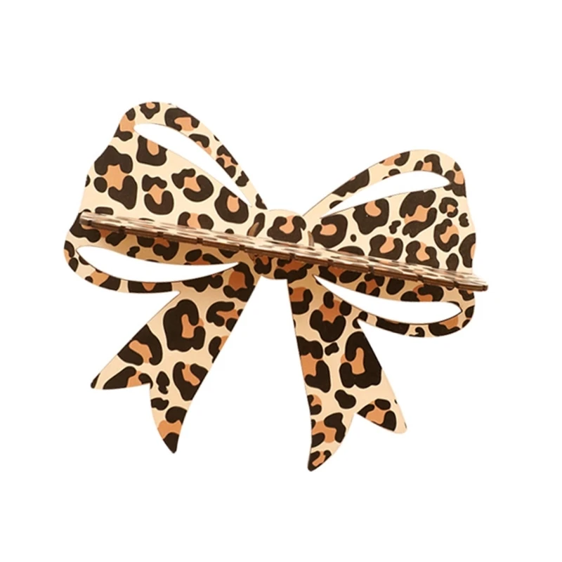 Минималистские деревянные органайзеры в форме галстука-бабочки настенная