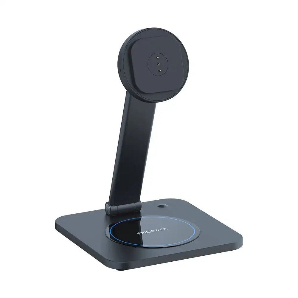 

EMONITA Foldable Tablet Stand Charging Base Magnetic Charging Port Compatible with All EMONITA Charging