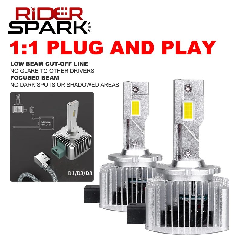 

30000LM D1S LED Canbus Headlight Bulbs D2S LED Car Lamps D3S D4S LED Lights D1R D2R D3R D4R LED D5S D8S 6000K Auto Cars Lamp