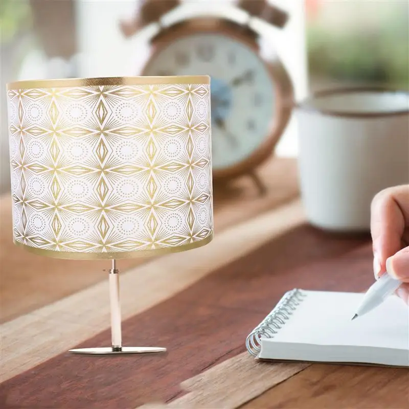 

Cloth Chandelier Table Lamp Cover Decor Home Round Lampshade Lamp Cover Adorn