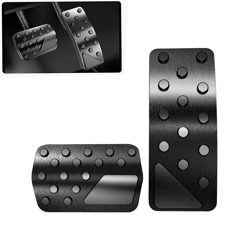 

1pcs For Dodge Durango 2011-2021/Jeep Grand Cherokee 2011-2021 Car Gas Pedal Cover+Brake Pedal Cover Aluminum Alloy Car Accessry