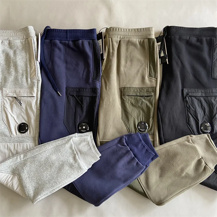 

New CP autumn and winter COMPANYS men's sports thickened plus velvet casual trousers loose cotton pants