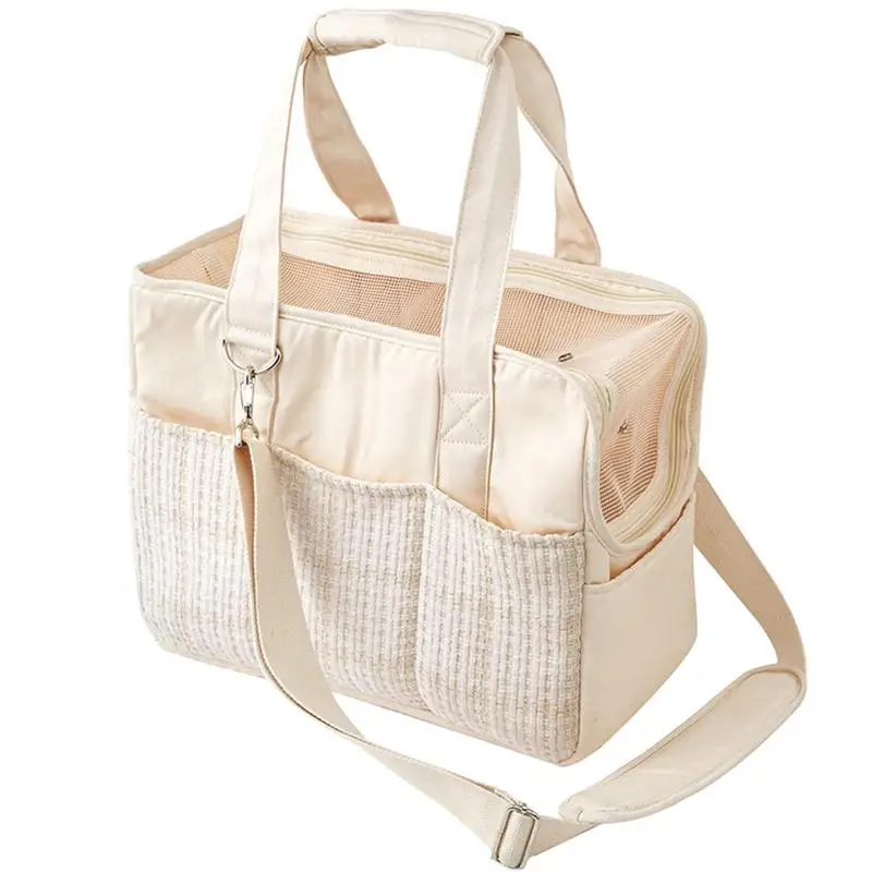 

Small Dog Tote Bag Pet Carry Bag Pet Travel Carrier Handheld Breathable Dog Travel Bag Carrier Shoulder Bag Carrier For Rabbit