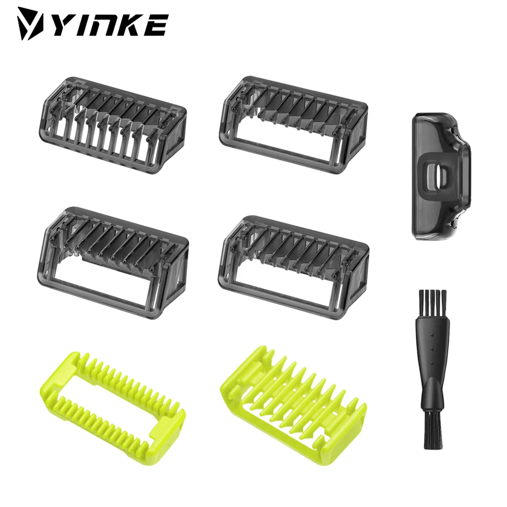 Yinke Guide Comb Guards for Philips OneBlade / One Blade Pro QP2520 QP2530 QP2620 QP6520 Beard Trimmer Shaver Replacement Kit