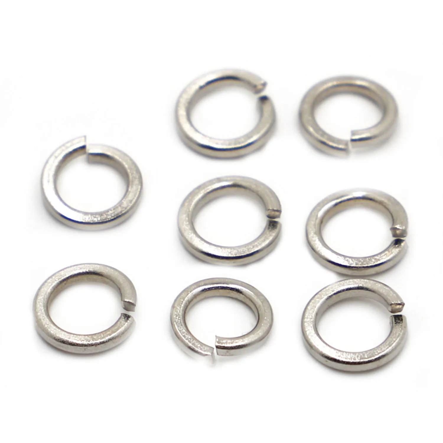 

M2 M2.5 M3 M4 M5 M6 M8 M10 M12 M16 Nickel Plated Steel Spring Split Lock Washer Elastic Gasket GB93