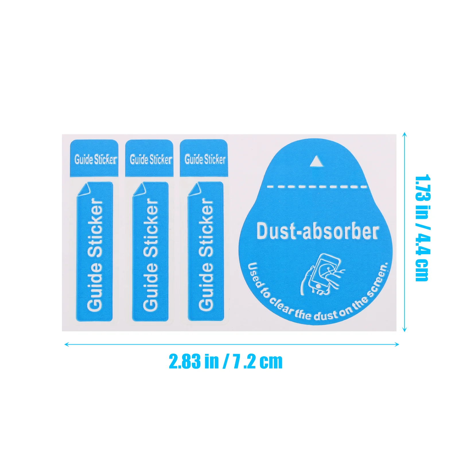 400 шт. пленка для планшета наклейка удаления пыли наклейки абсорбер электронные