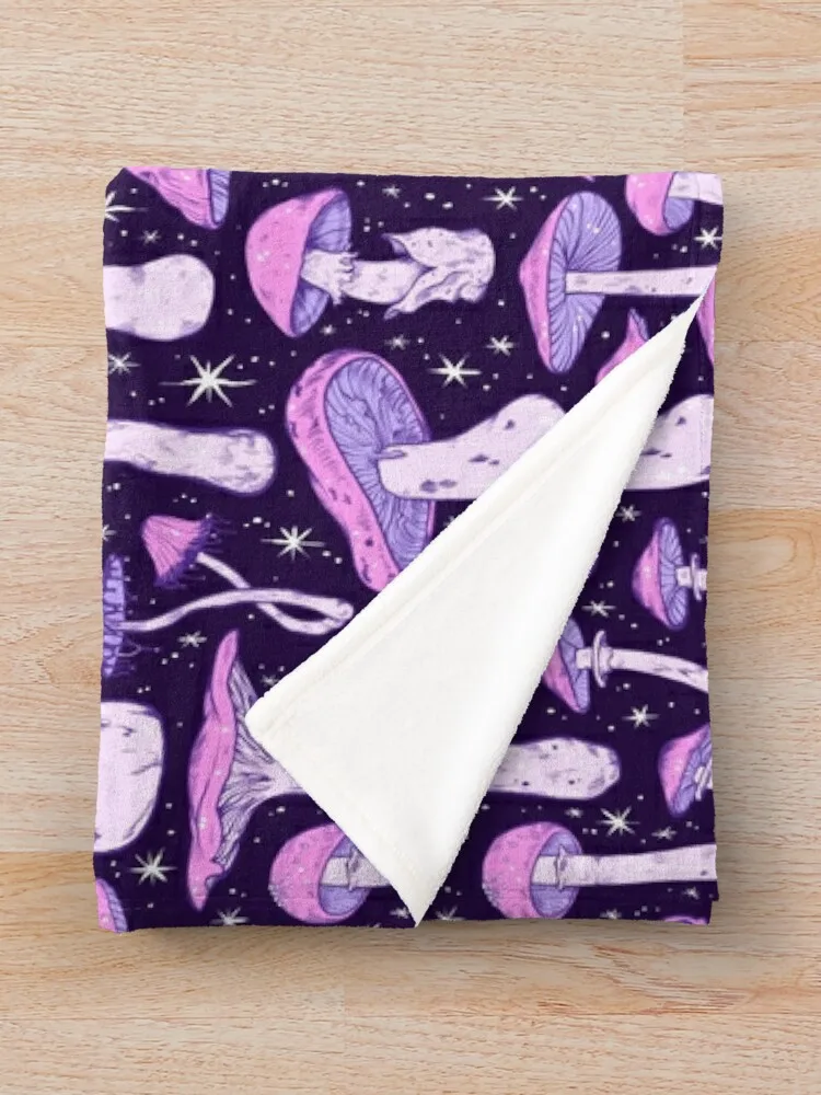 Смертельные грибы темно-фиолетовое одеяло тяжелое покрывало для сна покрывала