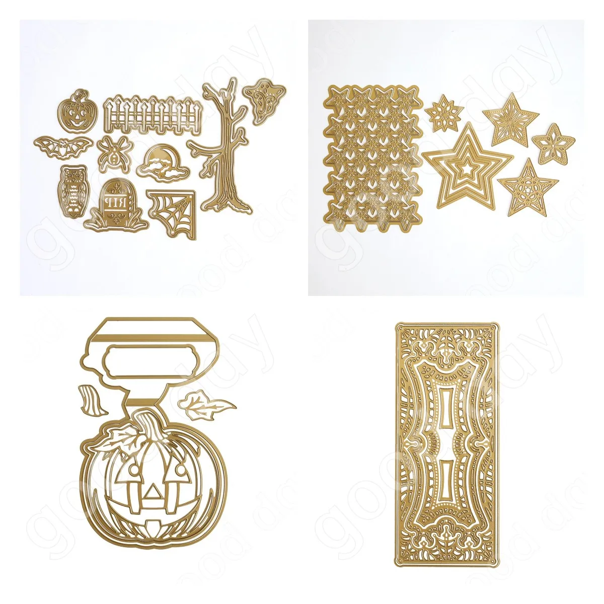 

2022 New Pumpkins and Stars Metal Cutting Dies Scrapbook Diary Decoration Embossing Template Diy Greeting Card Handmade Hot Sale