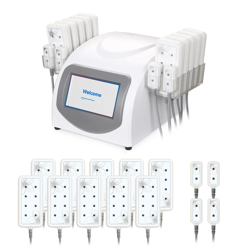 

14 Laser Pads Fat Burner Weight Loss Lipo Laser Slimming Machine LLLT Lipolysis Anti-cellulite Beauty Machine