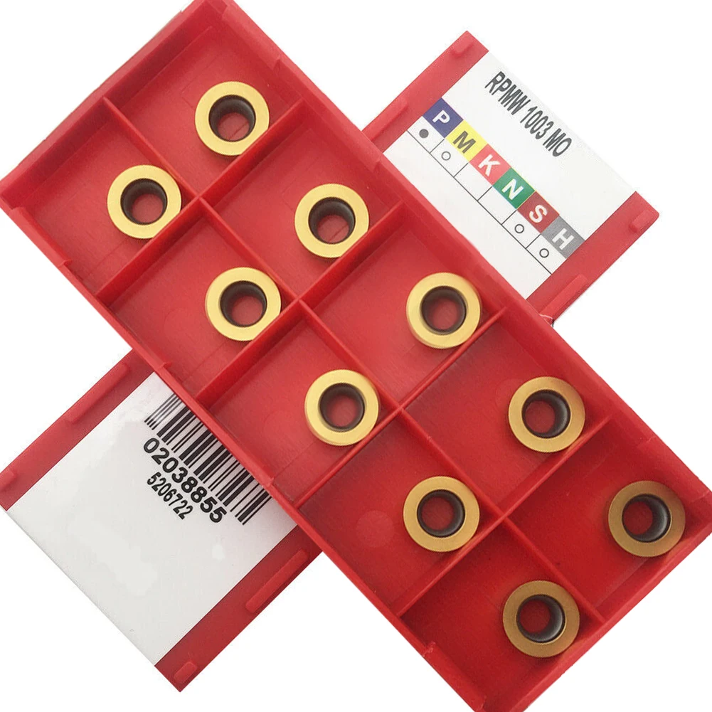 

Indexable Inserts DP5320 Insert CNC Metalworking 10Pcs/set Carbide For Steel SRDPN Milling Insert RPMW1003MO Round