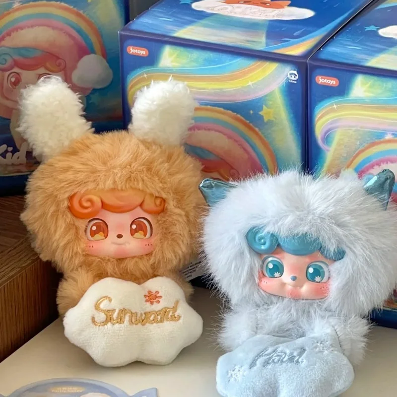 Фото Оригинальный плюшевый брелок-сюрприз Jotoys Qbao Weather Baby Mini Series, модная коллекционная игрушка, милая кукла, настольный подарок №2