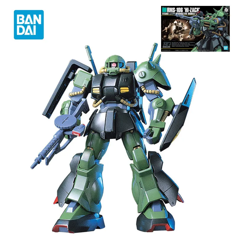 

Original Bandai Gundam Hguc H12 Rms-106 Hi-Zack 1/144 Anime Action Figure Assembly Model Collectible Toys Gifts for Children New