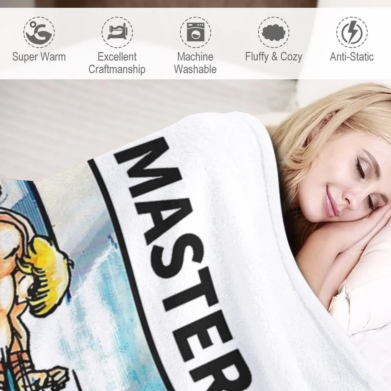 Кистевое одеяло Ken Masters Hadoken искусственное