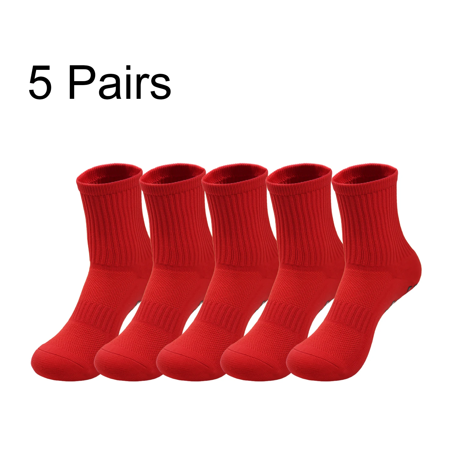 Носки футбольные однотонные Нескользящие 5 пар
