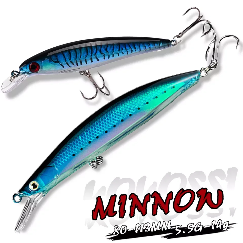 

KoKossi 1PCS Minnow Fishing Lures 5.5G-13.5G Floating Hard Bait pesca Japan Artificial Bait Swimbait Wobbler Crankbait Tackle