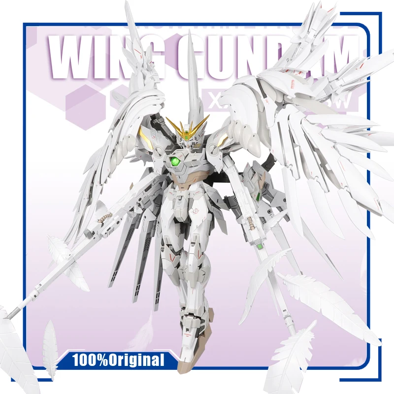 

В наличии Super Nova MG 1/100 XXXG-00YSW Wing GUNDAM, Снежная Белоснежка, Сборная модель, экшн-фигурка, игрушечные фигурки, детские подарки