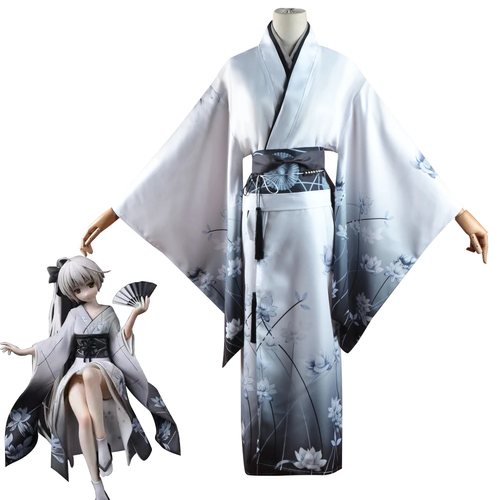 

Anime Kasugano Sora Cosplay Costume Kimono Bathrobe Yosuga No Sora Sky of Connection Japanese Cosplay Costumes for Women