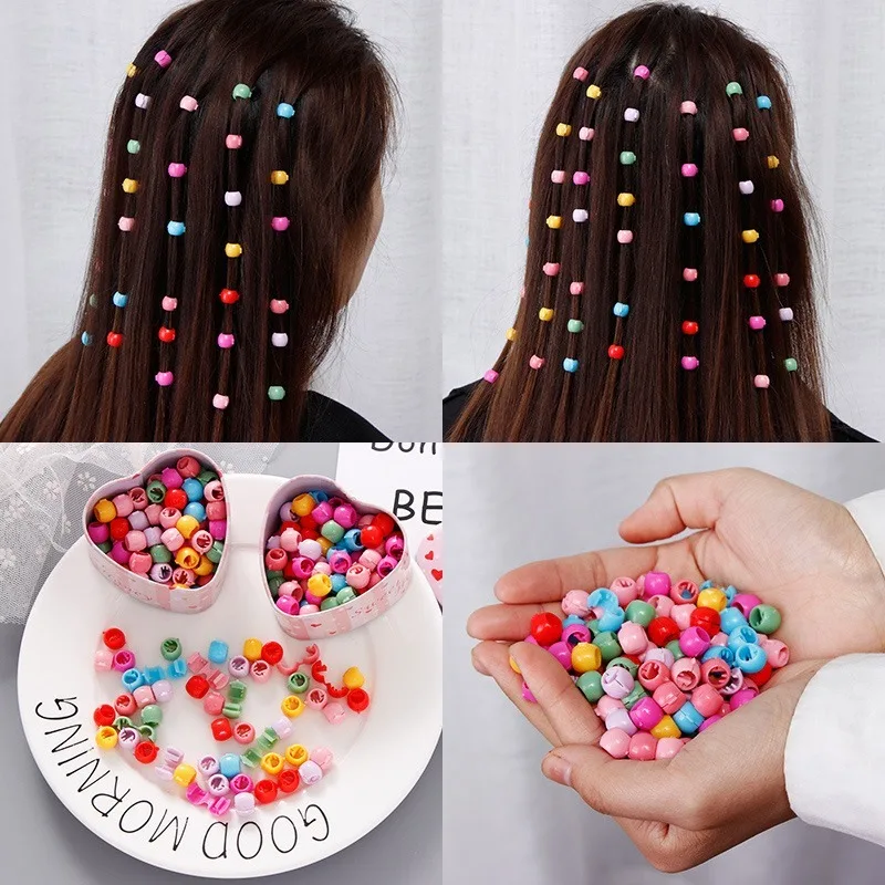 

New Women Girls Colorful Small Hair Ornament Clips Headband Hairpins Sweet Hair Styles Ponytail Holder Hair Accessories Set