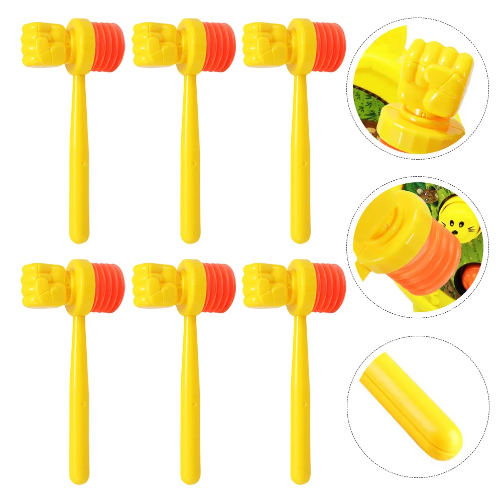 

8 Pcs Funny Children Mallet Game Props Kids Mallet Toy Brain Toy Golden Eggs Hammering Tools Kids Mallets Toy Squiz Toys