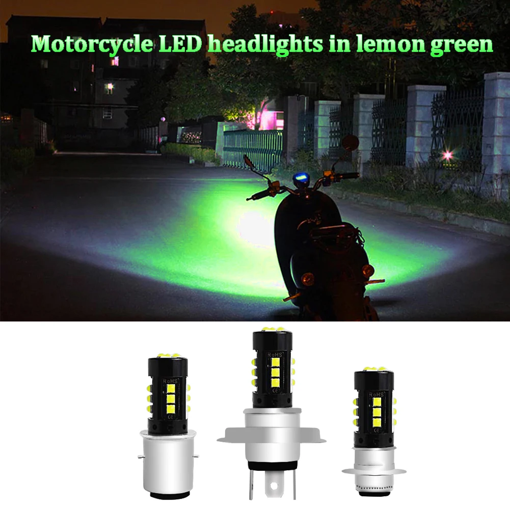 

Универсальная мотоциклетная лампа H4 P15D BA20D 3030 15SMD, лм