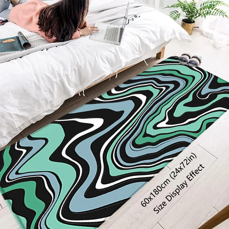 Коврик Для Пола Marmo Marble Liquid Противоскользящий Входной Уютный Strata Домашнего