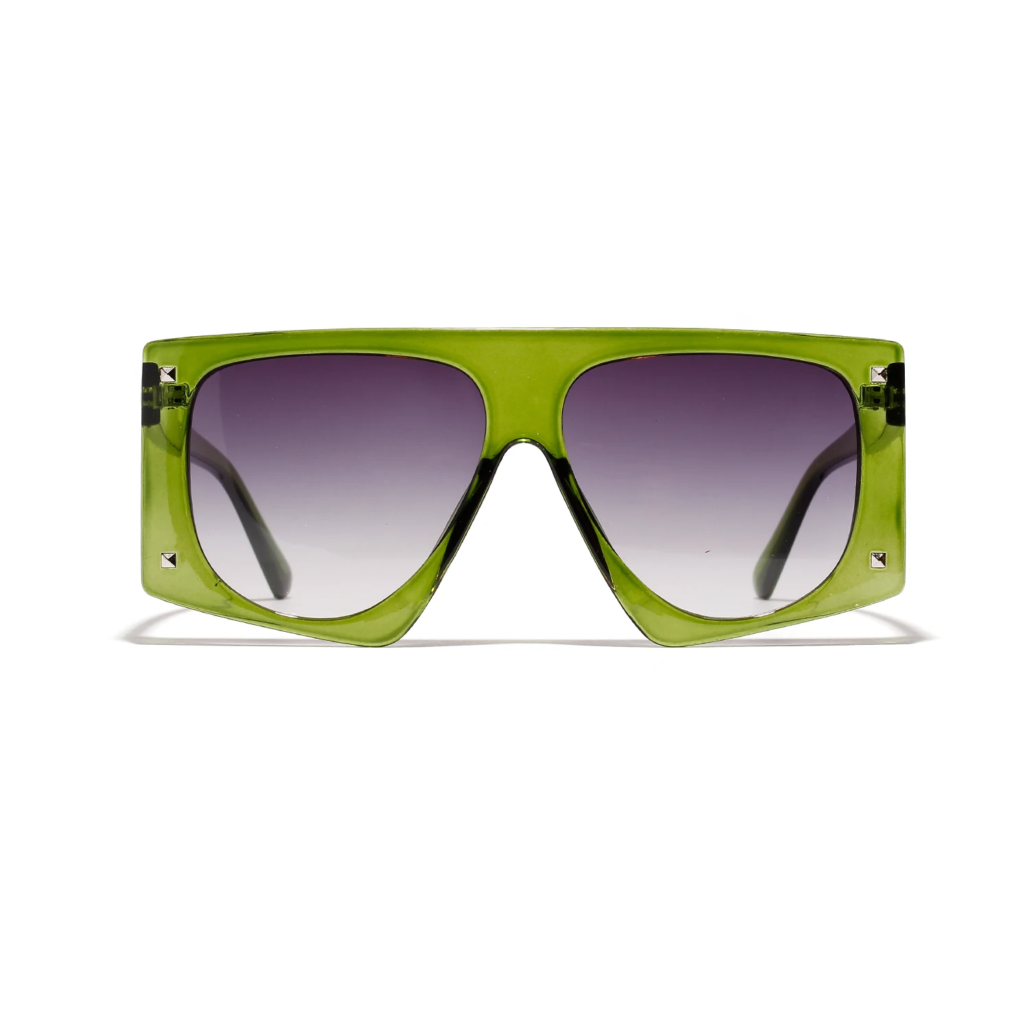 

women oversized square sunglasses vintage designer sun glasses polygon shades Rivet uv400 men luxury brand male female