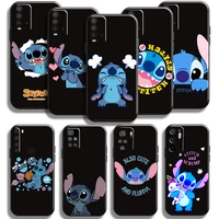 cartoon cute lilo stitch phone case for xiaomi redmi note 10 10s 9 9s 9t 5g 8 8t 7 pro redmi 10 9 9a 9t 9c 8 8a tpu coque