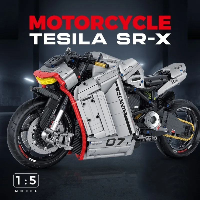 Конструктор гоночный мотоцикл Детский 1:5