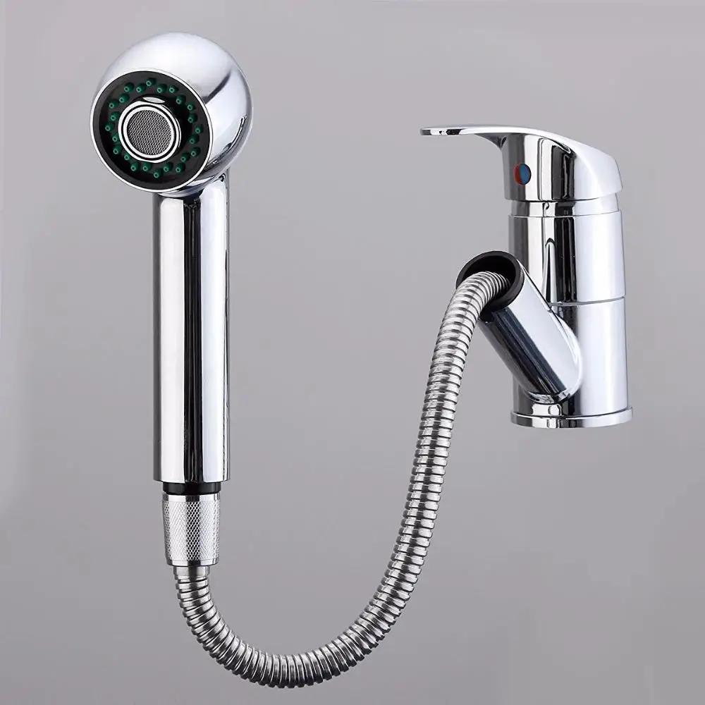 

Kitchen Sink Basin Chrome Pull Out Spray Basin Monobloc Kitchen Mixer Tap Faucet Pull Down Kitchen Faucet Kitchen Faucet