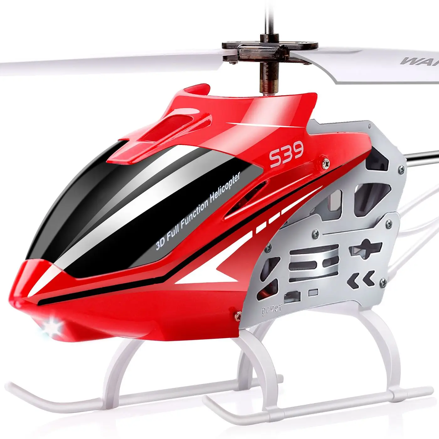 SYMA RC Helicopter S39 Aircraft with 3.5 Channel Bigger Size Sturdy Alloy Material Gyro Stabilizer and High&Low Speed Drone